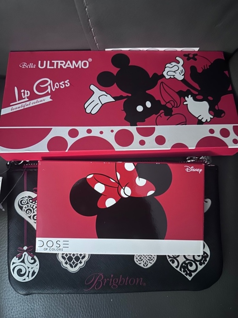 Brighton Set Minnie Mouse Bella Makeup NIB Items Set